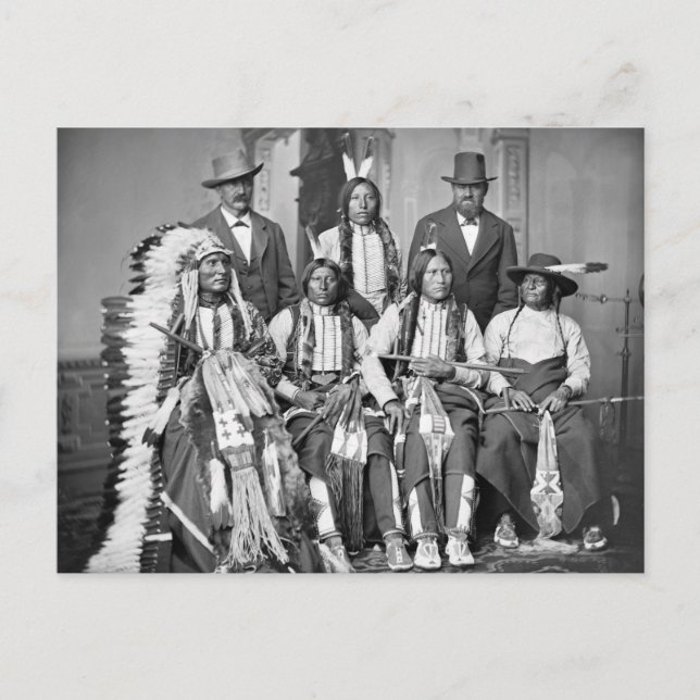 Young Spotted Tail, 1875 Postcard (Front)