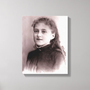 Young St. Therese of Lisieux, Canvas Print