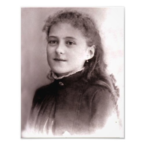 Young St Therese of Lisieux Photo Print