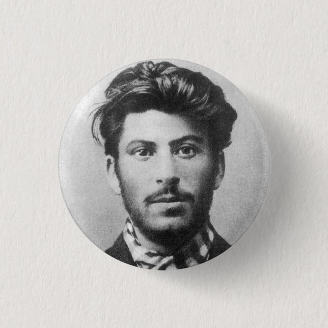 Young Stalin Button (Front)