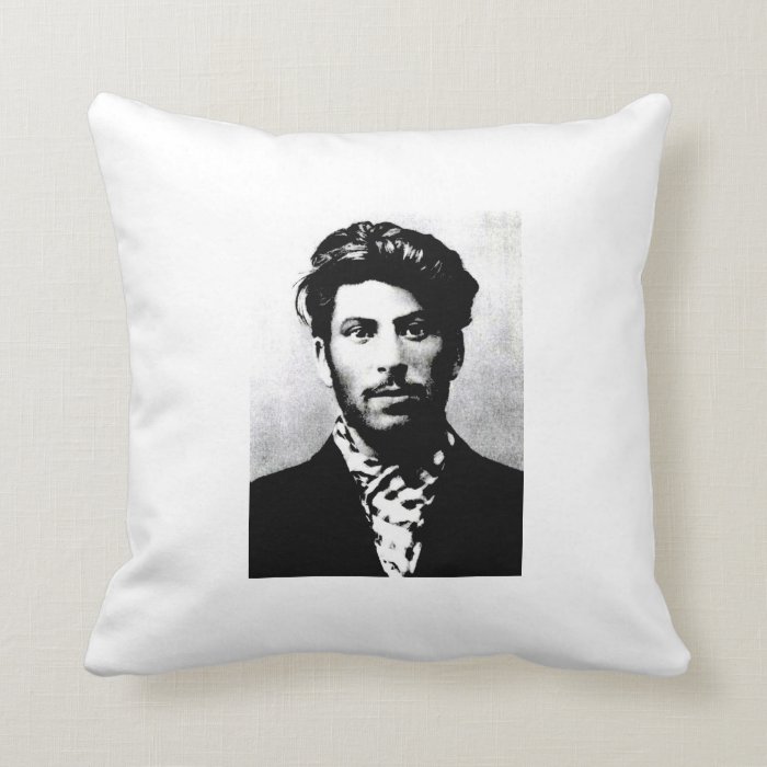 Young Stalin Throw Pillow