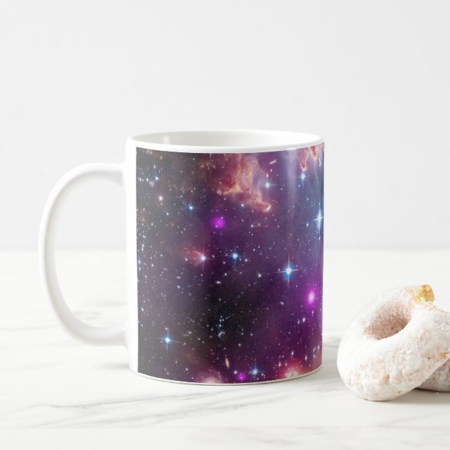 Young Stars In The Small Magellanic Cloud. Coffee Mug (With Donut)