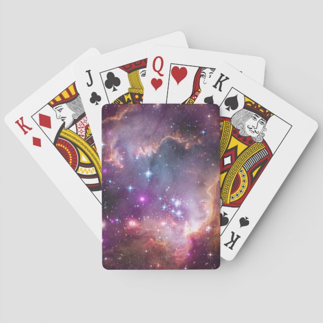 Young Stars In The Small Magellanic Cloud. Poker Cards (Back)