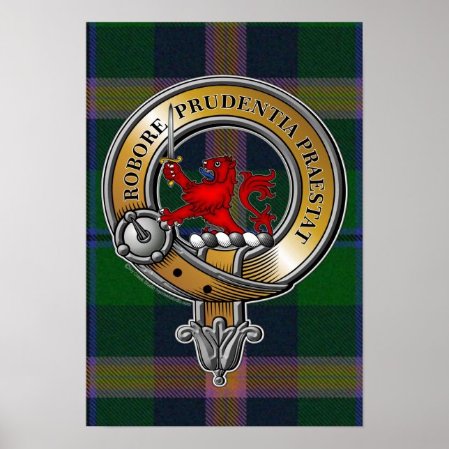 Young Tartan & Badge Poster (Front)