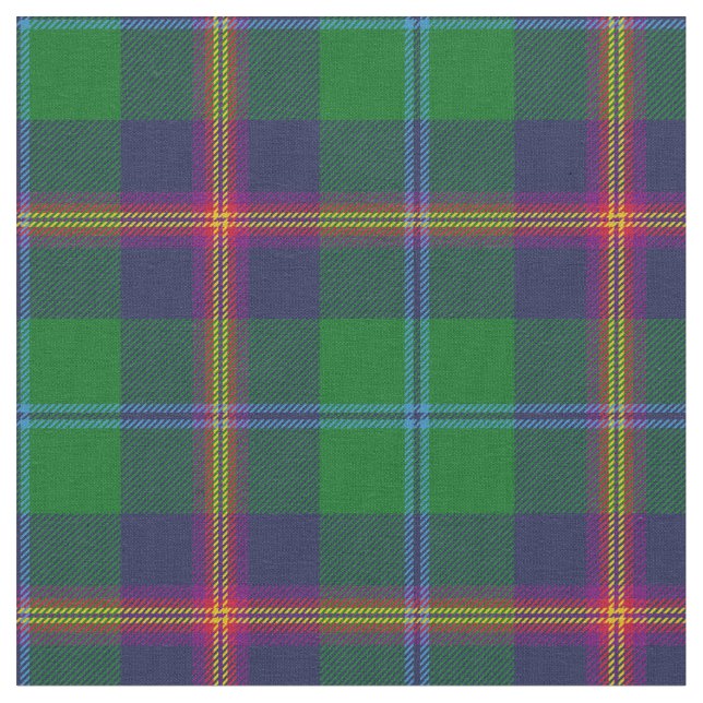 Young Tartan Print Fabric (Close Up)