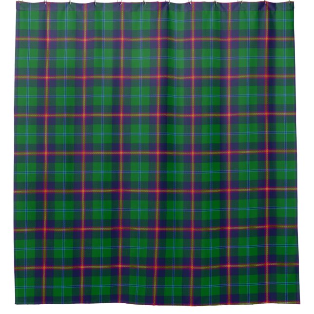 Young Tartan Shower Curtain (Front)