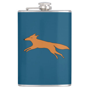 Young Teen fox Flask