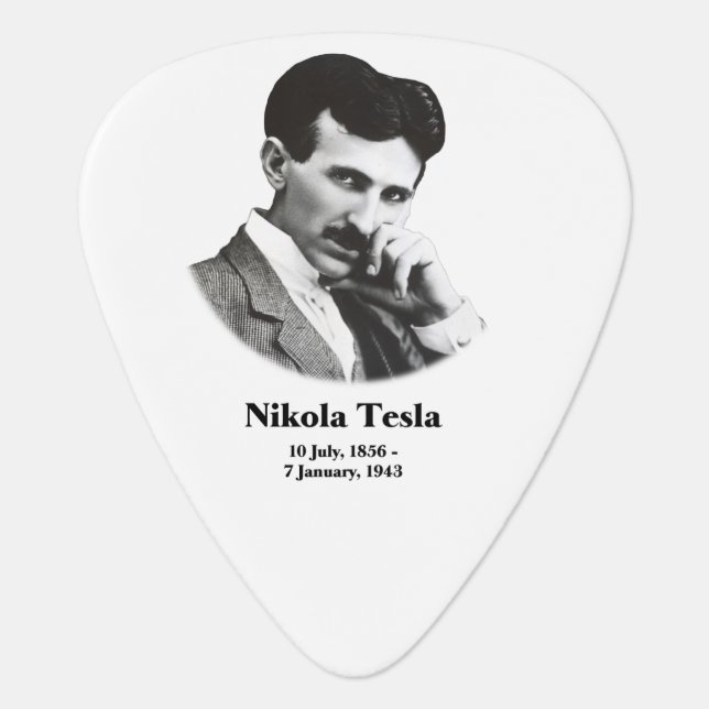 Young Tesla Guitar Pick (Front)