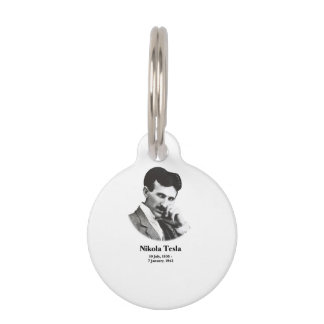 Young Tesla Pet ID Tag