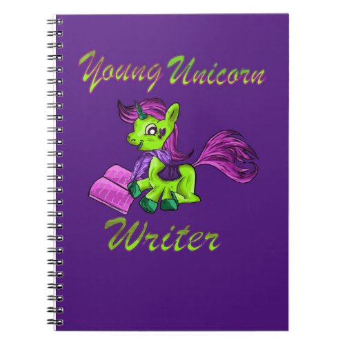 Young Unicorn Writer Notebook