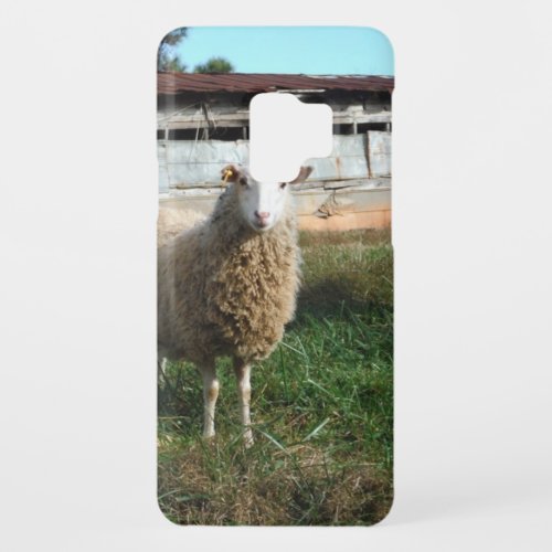 Young White Sheep on the Farm Case_Mate Samsung Galaxy S9 Case