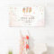 Young wild and three birthday banner Pink Girl