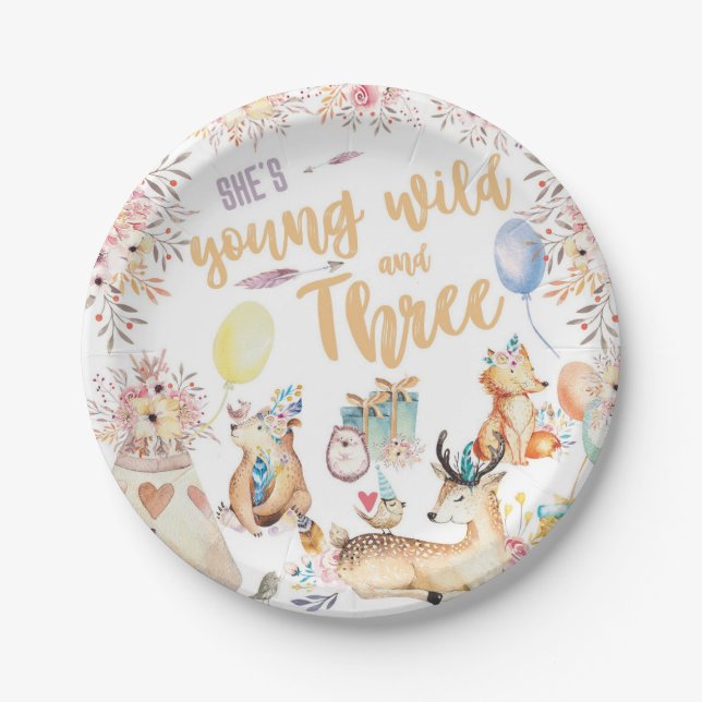 Young, Wild and Three Paper Plates (Front)
