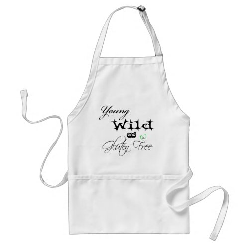 Young wild  gluten free apron