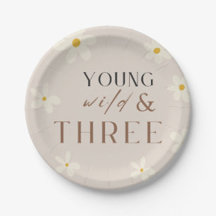 Young Wild & THREE Paper Plate