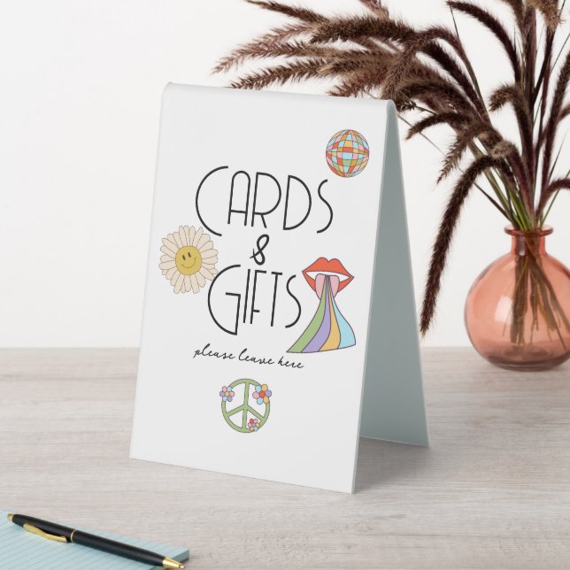 Young, Wild & Three | Tabletop Gifts Sign | Boho (In SItu (Table))