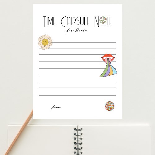 Young Wild  Three  Time Capsule Note  Boho