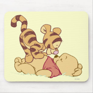 Young Winnie the Pooh Mouse Pad