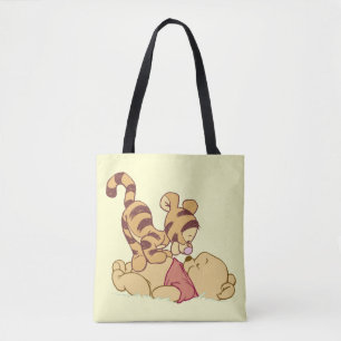 Young Winnie the Pooh Tote Bag