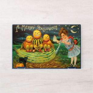 Young Witch's Brew: Pumpkin Men on Magick Altar HP Laptop Skin