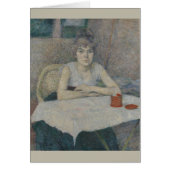 Young Woman at a Table by Henri Toulouse-Lautrec (Front)