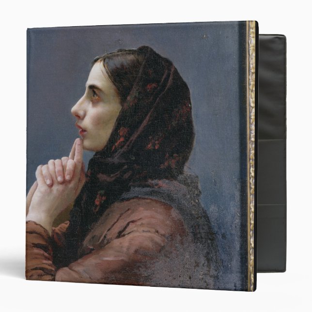 Young Woman at Prayer, 1879 (oil on canvas) Binder (Front/Inside)