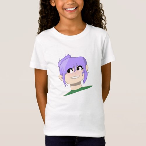 Young Woman Cartoon T_Shirt