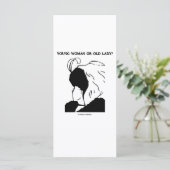 Young Woman Or Old Lady? (Optical Illusion) (Standing Front)