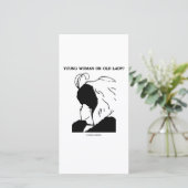 Young Woman Or Old Lady? (Optical Illusion) (Standing Front)