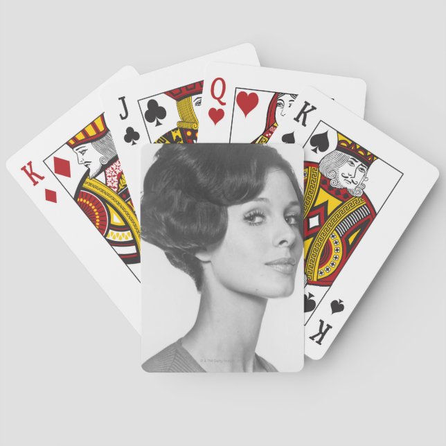 Young Woman Poker Cards (Back)