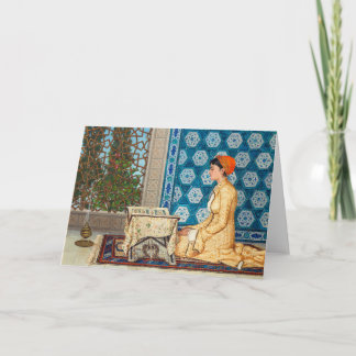 Young Woman Reading | Osman Hamdi Bey | Card