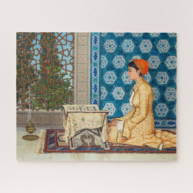 Young Woman Reading | Osman Hamdi Bey | Jigsaw Puzzle (Horizontal)