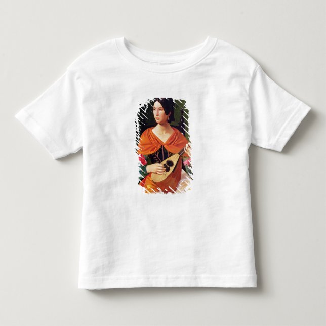 Young Woman with a Mandolin, 1845-47 Toddler T-shirt (Front)