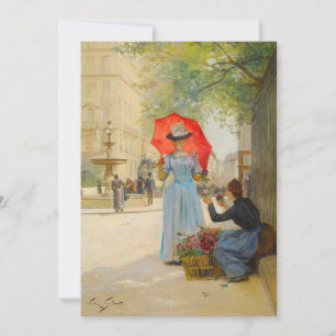 Young Woman with Umbrella Victor Gabriel Gilbert