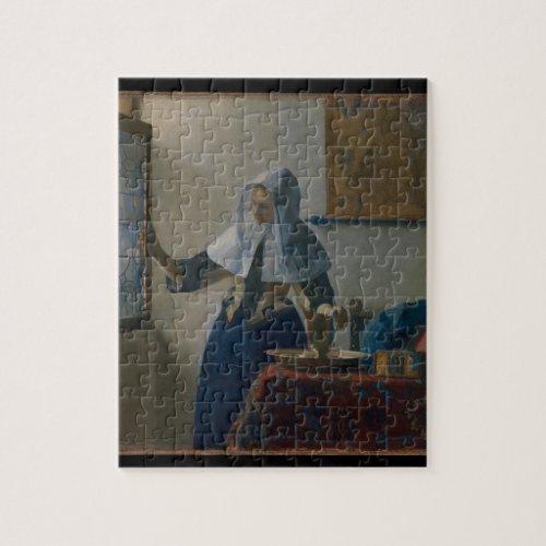 Young Woman With Water Pitcher Vermeer Art Puzzle