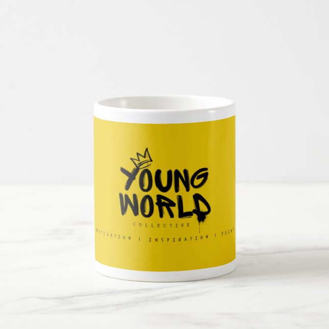 Young World Collective Logo  Coffee Mug (Center)