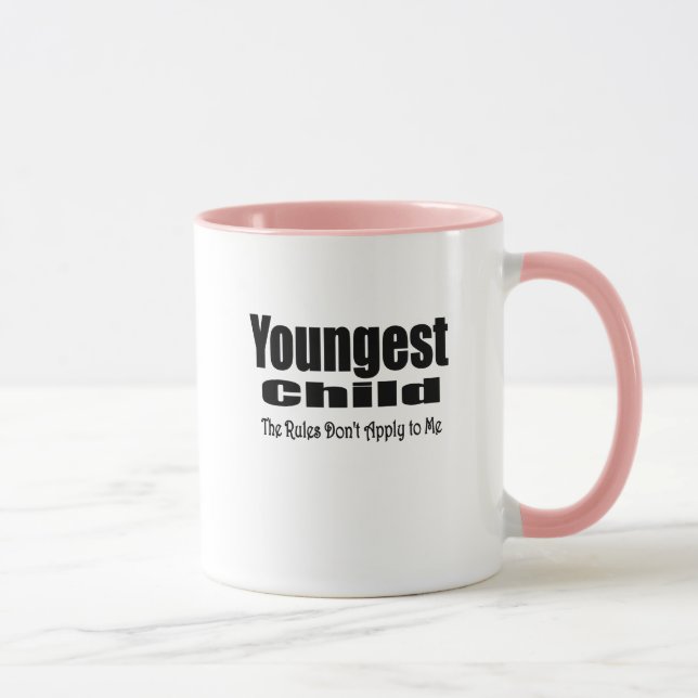 Youngest Child Syndrome Rules Don't Apply Mug (Right)