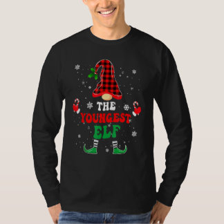 Youngest Elf Shirts Matching Group Christmas Pajam