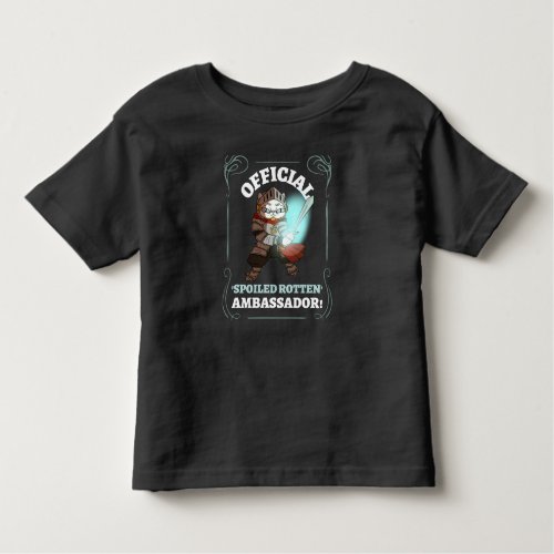 Youngest spoiled ambassadors  toddler t_shirt