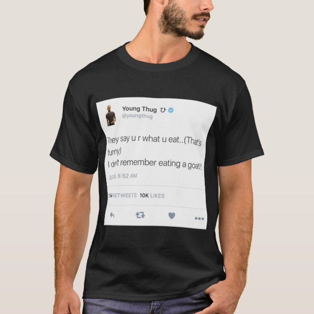 Younghug GOATweet girl retro family friend T-Shirt (Front)