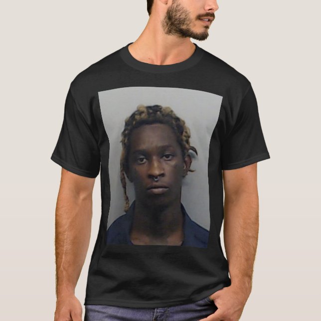 Younghug Mugshot friend gift friend funny T-Shirt (Front)