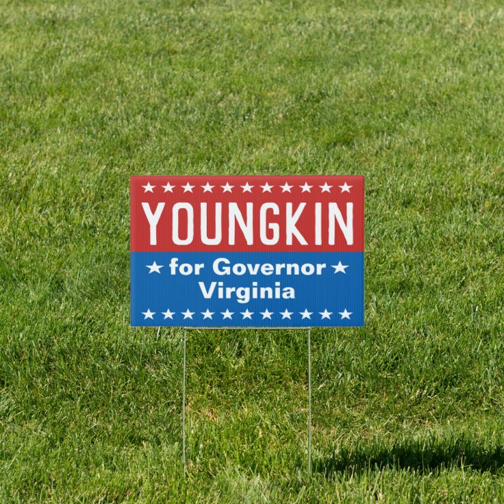 Youngkin for Virginia Governor Lawn Sign | Zazzle