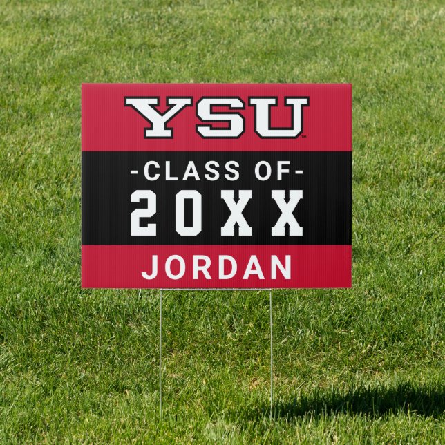 Youngstown State Sign (Insitu)