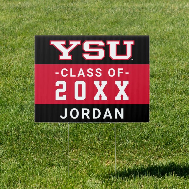 Youngstown State Sign (Insitu)