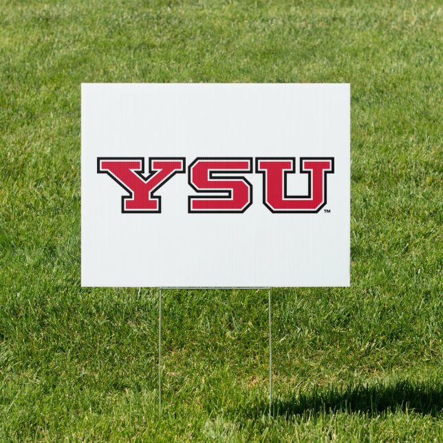 Youngstown State Sign (Insitu)