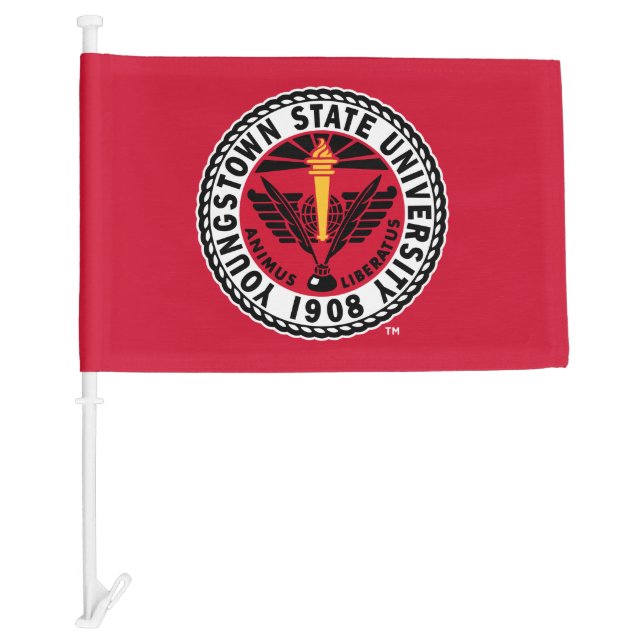 Youngstown State University Insignia Car Flag (Front)