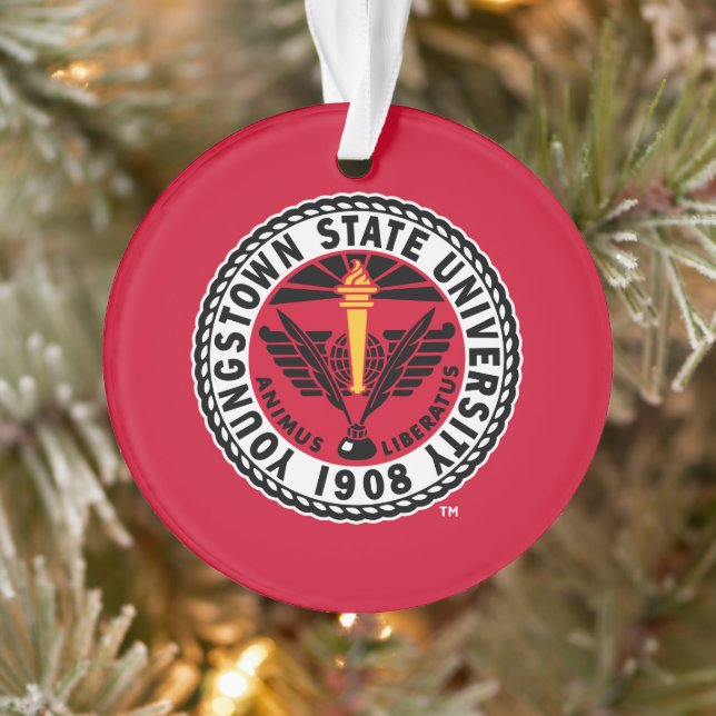 Youngstown State University Insignia Ornament (Tree)