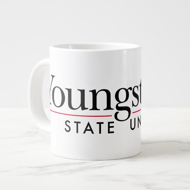 Youngstown State University Wordmark Giant Coffee Mug (Front Left)