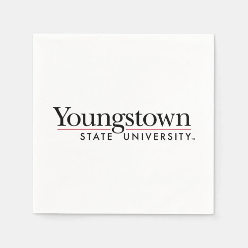 Youngstown State University Wordmark Napkins