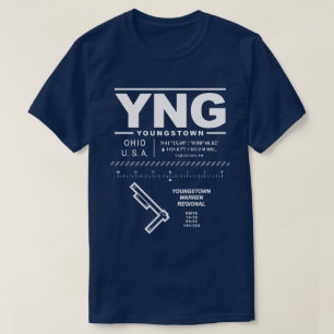 Youngstown Warren Regional Airport YNG T-Shirt